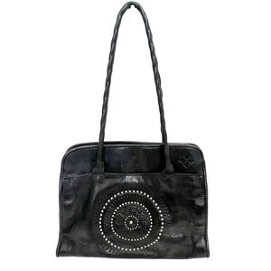 Patricia Nash Paris Tooled Studded Satchel Bag